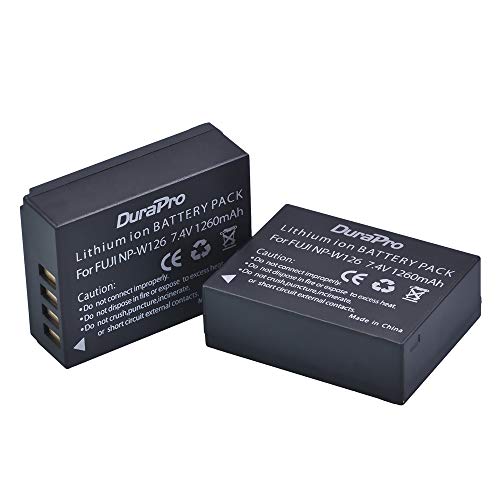 DuraPro 2X NP-W126 NP-W126 Akku + LED-USB-Doppelladegerät für Fuji NP-W126 NP-W126S X100F X-A1 X-E2 X-E2S X-Pro1 X-Pro2 X-T1 X-T2 X-T3 X-T10 X -T20 X-T100 X-H1 FinePix HS33EXR HS50EXR Kameras - Image 3