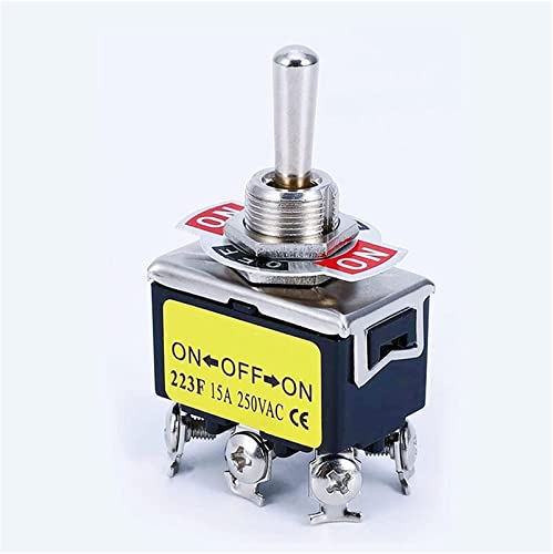 Contact Toggle Switch 15A pour une commutation stable à 6 broches