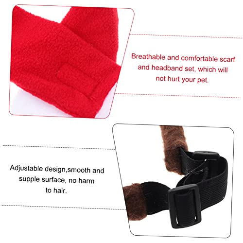 Accesorio de Ropa Liviana para Perros Mikikit con Diadema y Bufanda miniatura 6