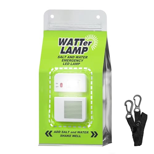 Image of Water Lamp Light Bag Without Battery - Salt Water Emergency LED Lantern for Outdoor Activities, Night Fishing, Camping