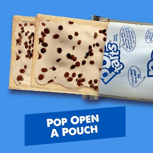 Image of Pop-Tarts Toaster Pastries, Breakfast Foods, Kids Snacks, Frosted Chocolatey Chip Pancake (8 Pop-Tarts)