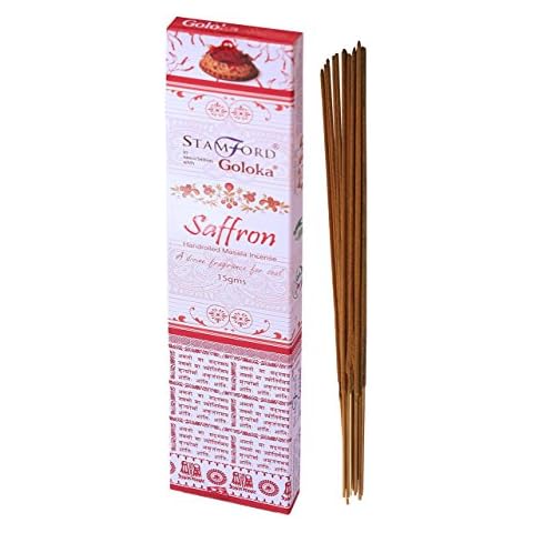 Goloka Saffron Incense Sticks Cover