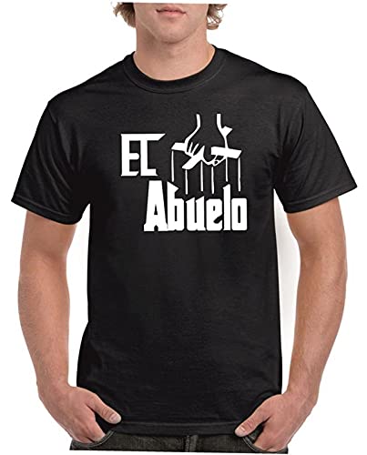 Camisetas divertidas el Abuelo Nuevo Modelo - para Hombre Camisetas Talla XXL Color Negro