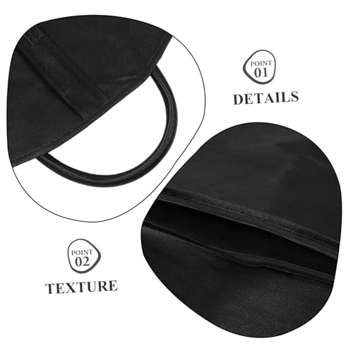 Travel Garment Bag for Suits and Dresses Non Woven Dust Cover Portable Suit Carrier for Business Trips Breathable Storage Bag for Jackets and Coats3