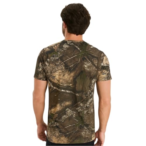 Authentic Realtree and Mossy Oak Camo Crewneck Short Sleeve Cotton Polyester Tee Unisex Adult Hunting Shirt2