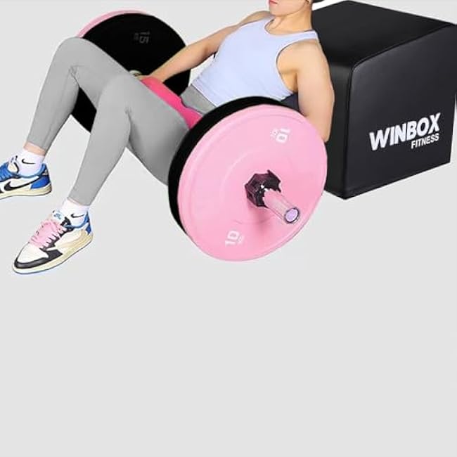 Hip Thrust Machine, Workout Box for Hip Thrust, Core & Ab Strength Training, Glute Workout Equipment for Home and Gym - Medium Size