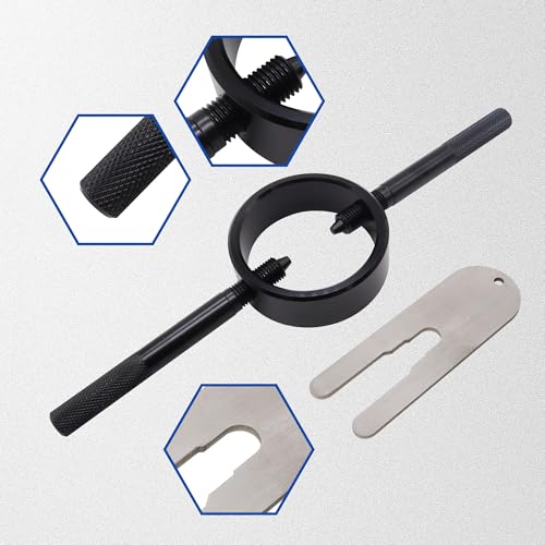 Image of HiSport Motorcycle Fork Spring Compressor Tool Kit Compatible with Most Upside Down Streetbike & Motorcycle Forks