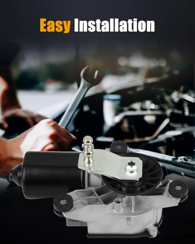 Image of ROADFAR Front Windshield Wiper Motor Compatible For Cadillac For Escalade | Fit For Chevrolet For Tahoe 1995-2000|For GMC For C1500 Suburban 1995-1999|For GMC For C2500 1991-2000|OEM:22100736|5 Pins