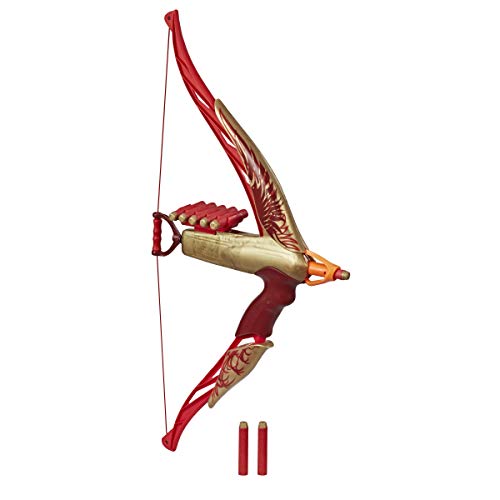 Disney Mulan Warrior Bow with 8 Foam Darts and Real Bow Action, Inspired by Disney's Mulan Movie, Toy for Kids 8 Years Old and up