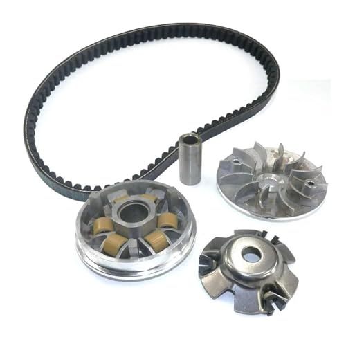 Correas trapezoidales Variador de embrague para ventilador de motocicleta, rodillos de peso, correa de transmisión de ventilador variador 743 832 20 30 para GY6 125 150cc transmisión(835 kit)