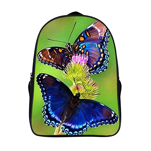 Sac d'école de voyage fini le désordre : sac à dos papillon ergonomique 40x28x16cm
