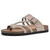 WHITE MOUNTAIN Women's Hayleigh Sandal, Sandal Wood/Suede, 9 M