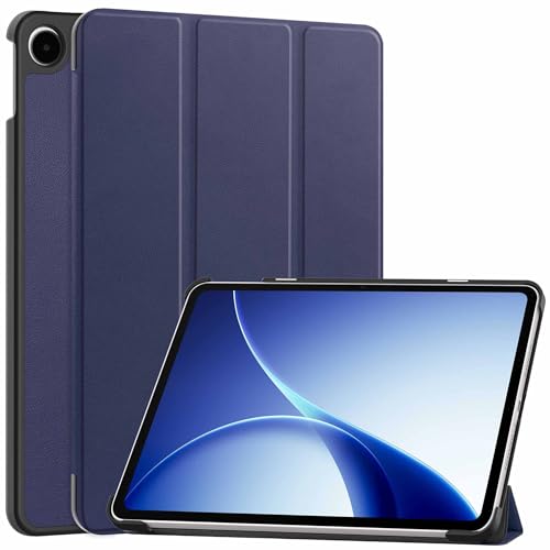 Image of ProElite Case Cover for Oppo Pad 5 12.1 inch Case, Slim Trifold Flip case Cover for Oppo Pad 5 12.1 inch Tablet [Auto Sleep Wake Feature], Dark Blue