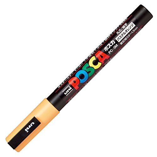 Mitsubishi Posca PC3MP.4 Marcador Pastel Naranja x10 miniatura 1
