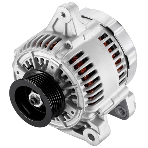 Image of BDFHYK 100A Alternator for Toyota Highlander 3.0L V6 2001-2003, 13844 | For Lexus RX300 1999-2003, 12V, Clockwise Rotation, 6-Groove, Internal Fan, Internal Regulator
