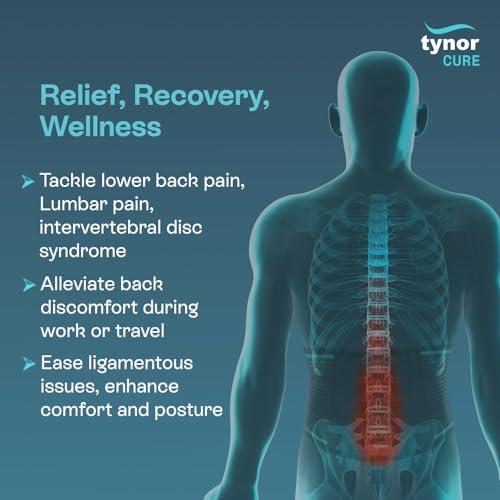 TYNOR Lumbo Sacral Belt, Black, Large, 1 Unit