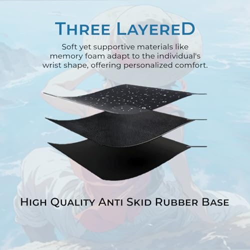 Image of BESTOR Anime Series Mouse Pad-Luffy Ocean Cliff Design Mouse Mad with Anti-fray Stitching, Waterproof Surface & Non-Slip Rubber Base Stitched Edges Gaming Mouse Mat for Laptop (60cmx34cm)