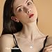 HPQQ Opal Necklace for Women Sterling Silver Teardrop Vintage White Opal Stone Pendant Necklace Opal Jewelry Birthday Christmas for Women Mom Her