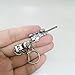 None 20pcs/Lot Mini Gun AK47 AUG M4A1 M16 MP5 Handgun Sniper Rifle Keychains Key Rings