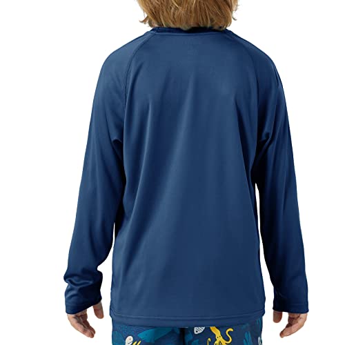 NAVISKIN Boy's UPF 50+ Long Sleeve Shirts Rash Guard Swim Shirts Youth Lightweight Quick Dry Hiking Shirts2