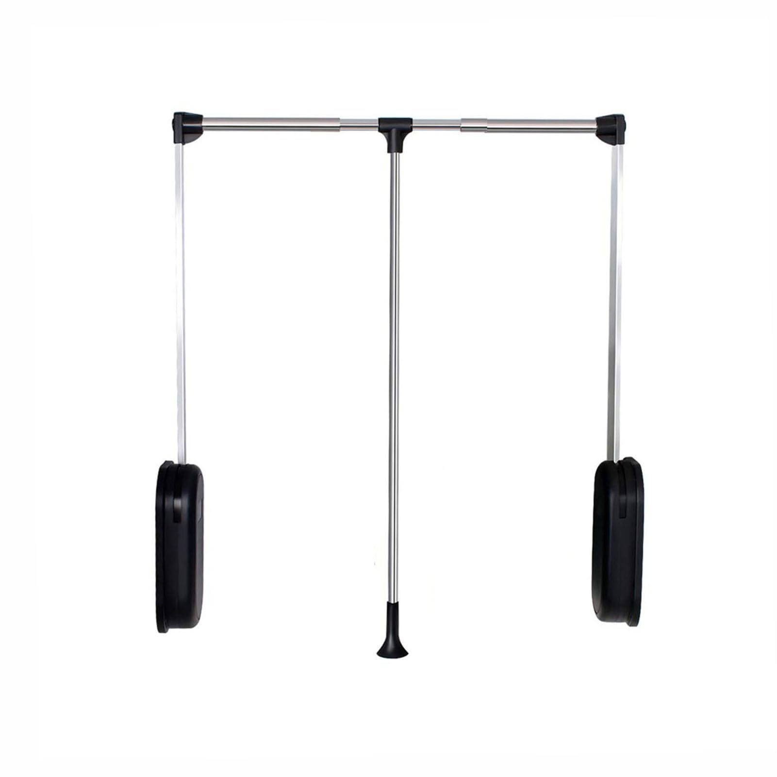 Solutions de rangement chambre : cintre escamotable de penderie réglable