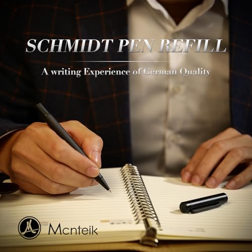 Matte Black Forest Roller Pen, Schmidt Luxury Pen with Black Ink Refill, Fancy Pen Gift Set for Men and Women, Business Sign, Executive, Office, Beautiful Fancy Designer Pens