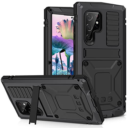 Coque Samsung S23 Ultra rigide alliage alu noir robuste