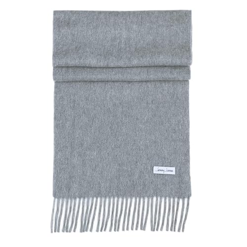 JJcollection Luxury Pure Cashmere Scarf, 65" L x 12.5" W,