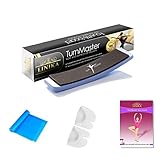 TurnMaster- New and Improved Turning Board Design- Perfect Your Turns, Positioning Spotting and Pirouettes. Premium Box With Bonus Stretch Band and Toe Pad Included! (Blue)