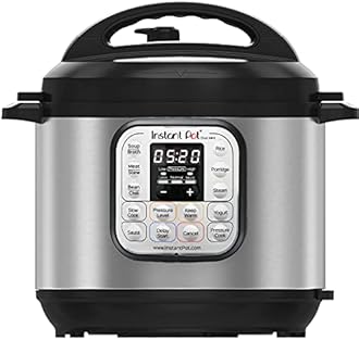 Instant Pot DUO MINI 3L Electric Pressure Cooker. 7-in-1: Pressure Cooker, Slow Cooker, Rice Cooker, Sauté Pan, Yoghurt Maker, Steamer and Food Warmer, Black,silver