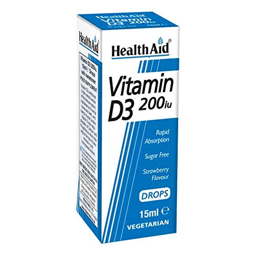 6 x Healthaid VIT D3 Drops 200Iu