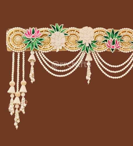 Image of Toran for Decor | Thornam for Entrance Door | Mandir & Pooja Room Toran | Thoran Bandhanwar for Diwali | Bandarwal | 40 inch