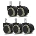 kwmobile Navaris Ruedas para Silla de Oficina de 10MM - Set de...