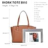 Myhozee Handtasche Damen Groß Tasche Shopper Schultertasche Laptoptasche 15.6 Zoll, Elegant Arbeitstasche PU Leder Handbags Tote Bag Lehrertasche Women mit 4 Fächern für Uni Schule Büro #2