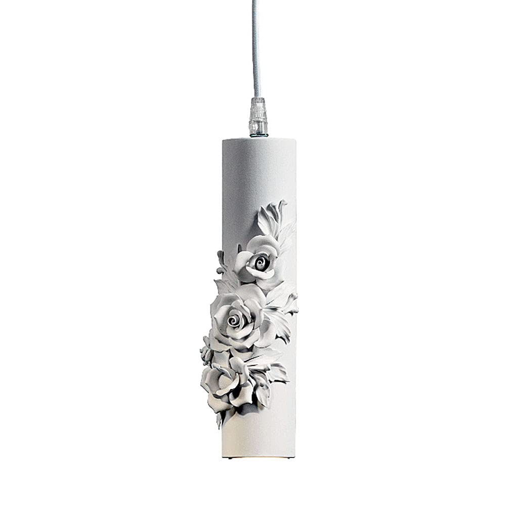 Lámpara colgante pequeña de techo LED regulable con forma de rosa 2