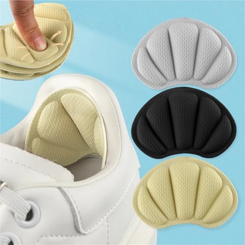 Almohadillas para el talón que evitan el roce en zapatos grandes pack de 16 unidades gris 2