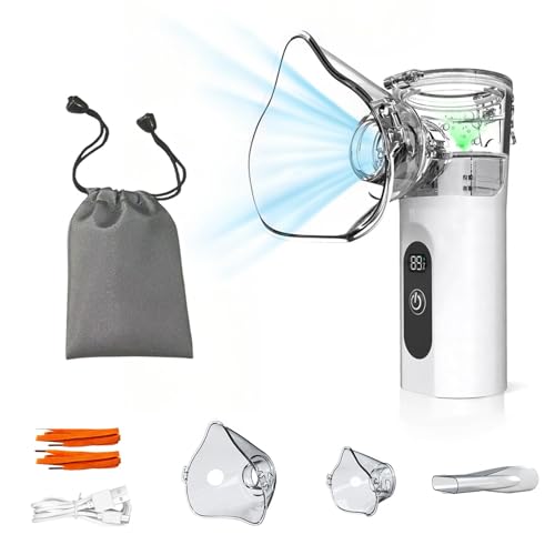Portable Mini Vaporizers Handheld Travel Steam Compressor Machine Humidifier Cool Mist Inhaler for Adults & Kids 800 mAh large capacity