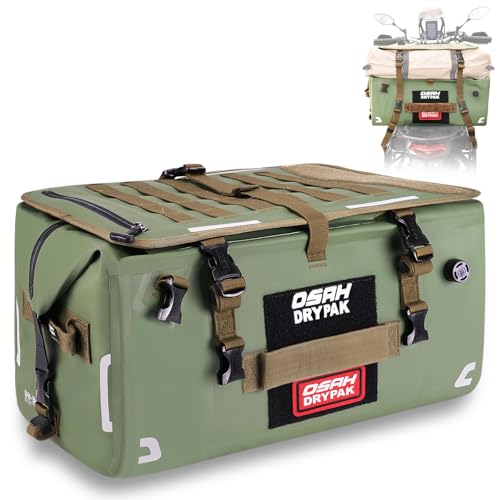 OSAH DRYPAK Waterproof Motorcycle Tail Bag, 40L Waterproof