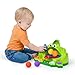 Bright Starts Poppin' Ball Frog Ball Play Toy, Launching, Bouncing & Ramp Racer Toy, Crawl and Chase, Unisex, 6 Months+