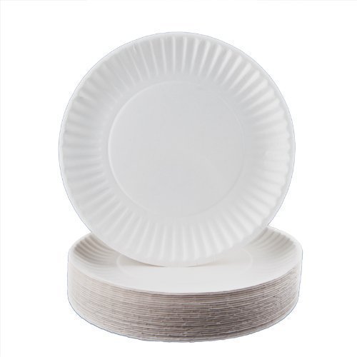 300 Count Paper Plates, 6-Inch, White