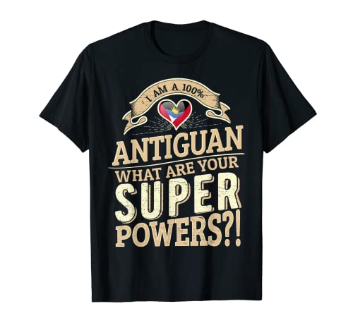 Antigua y Barbuda Diseño Antiguo Hombres y Mujeres Camiseta