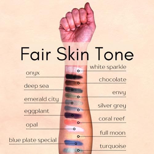 Coral Reef Dark Peach Pink Loose Mineral Glitter Eyeshadow Dust Pigment, Talc & Paraben Free, No Animal Testing & Cruelty Free