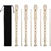 Pangda 4 Pack 8 Hole Descant Soprano Recorder with Cleaning Rod and instruction, Black Storage Bag, German Style (Ivory White)