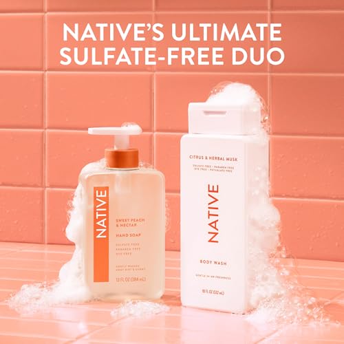 Native Clean Body Wash for Women & Men, Citrus & Herbal Musk, 18 fl oz | Gentle & pH Balanced for Sensitive Skin | 24HR Freshness | Free of Sulfates, Parabens, Phthalates | Vegan & Cruelty-Free - image 8