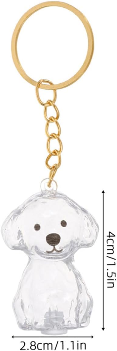 Gadpiparty Pet Memorial Keychain for Fur Display Keepsake Abs Heart Box image 2