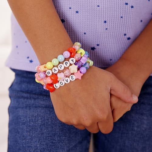 Creativity for Kids Rainbow Bead Jar Jewelry Making Kit: Makes 40+ Friendship Bracelets, DIY Crafts for Girls, Great Summer Activities for Kids (Ages 6+) - Image 10