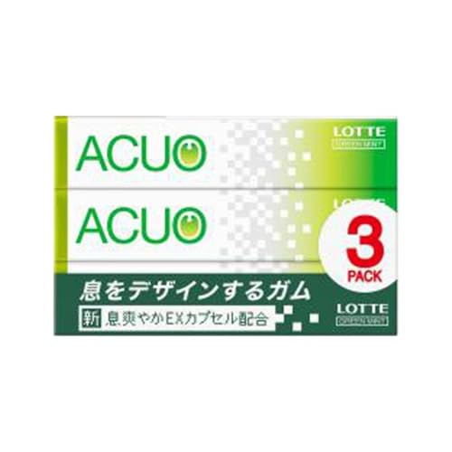 ロッテ ACUO グリーンミント3P 60 個セット KAMAKURA CAMP おまけ付き
