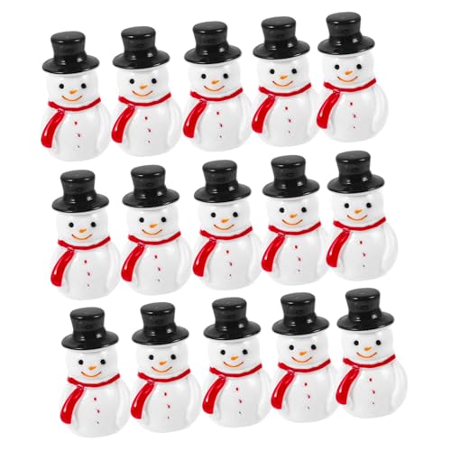 Homoyoyo 50 Stück Mini Schneemann Figuren – Kleine...