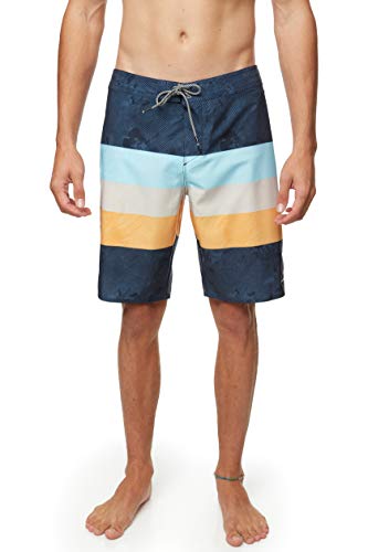 O'Neill Men's Standard 20 Inch Outseam Ultrasuede Swim Boardshort, Navy Region, 29