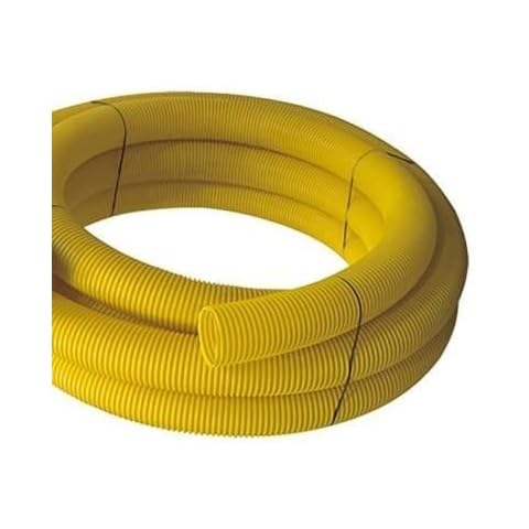 Tubo de drenaje amarillo DN 100 perforado Cover